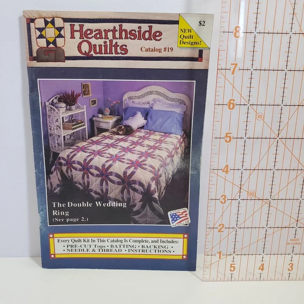 Hearthside Quilts Catalog Issue 19 Double Wedding Ring Vintage 1990s - Picture 11 of 13